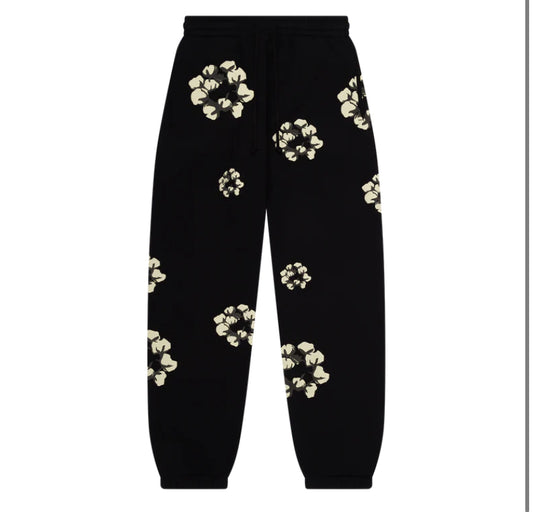 Cactus Tears Wreath Sweatpants Black