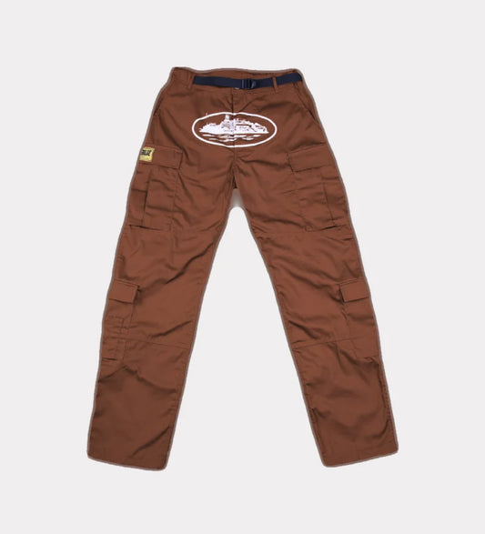 Corteiz Guerillaz* Cargo Pants Brown