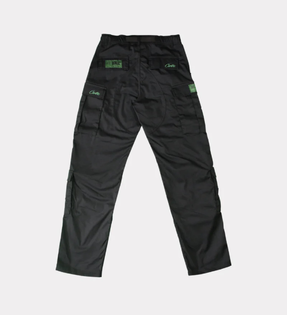 Corteiz Mula Guerillaz Cargos Black/Green