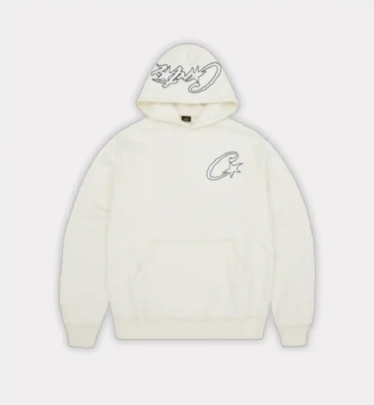 CORTEIZ SATIN C STAR APPLIQUÉ HOODIE