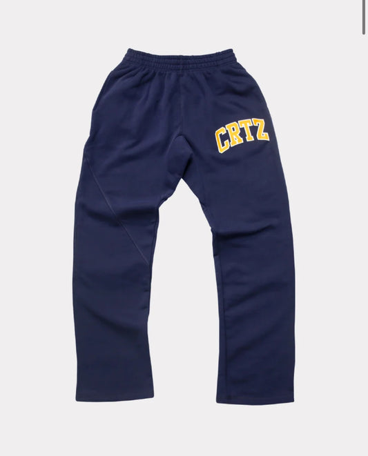 Corteiz Crtz Dropout Joggers Navy