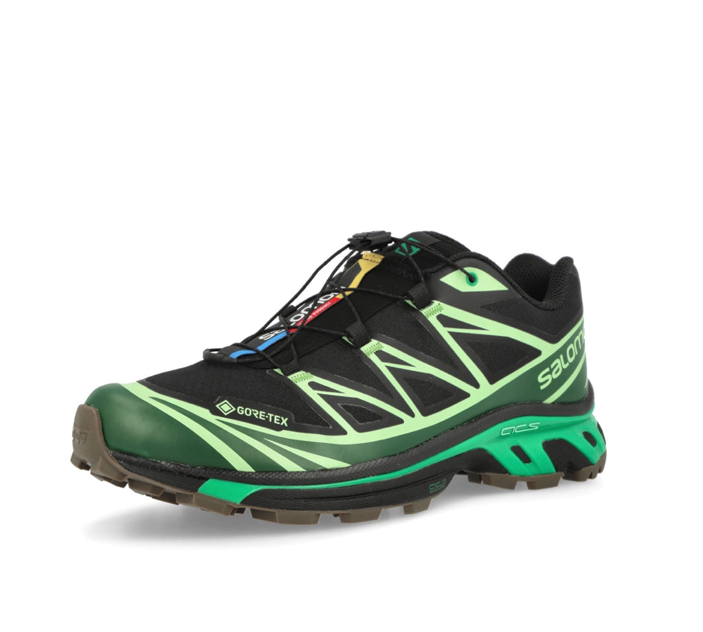 SALOMON XT-6 GTX BLACK/GREEN