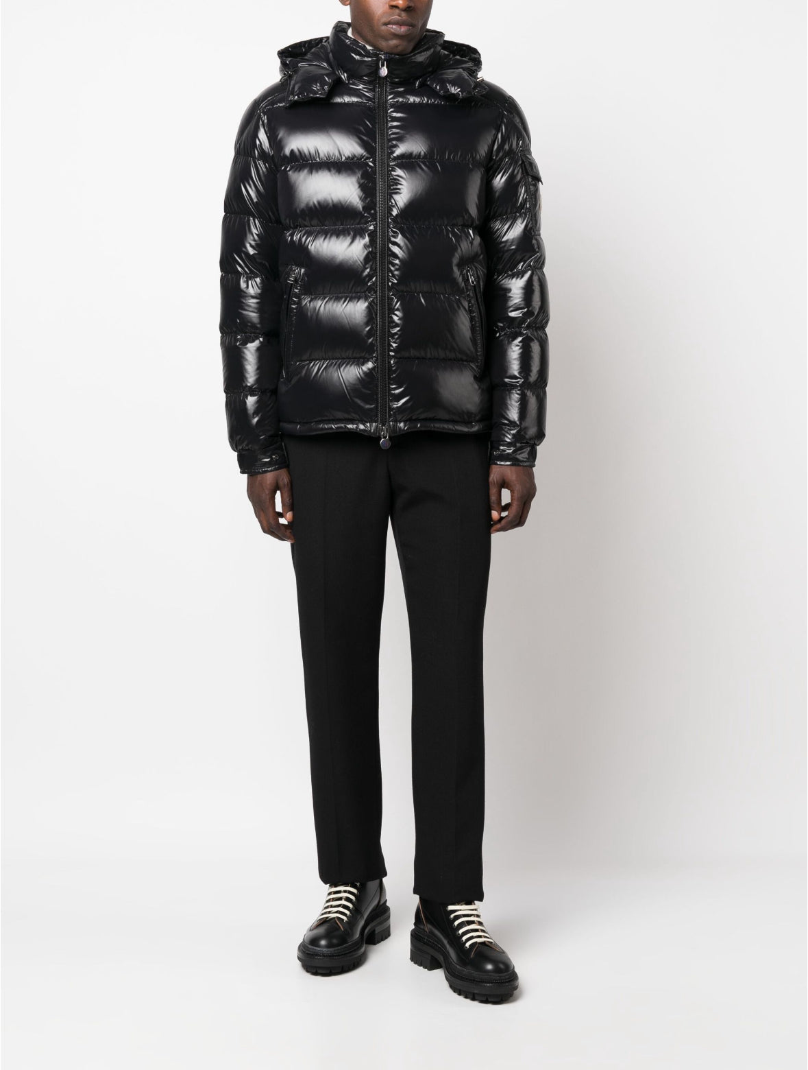 Moncler
Maya zip-up padded hooded jacket