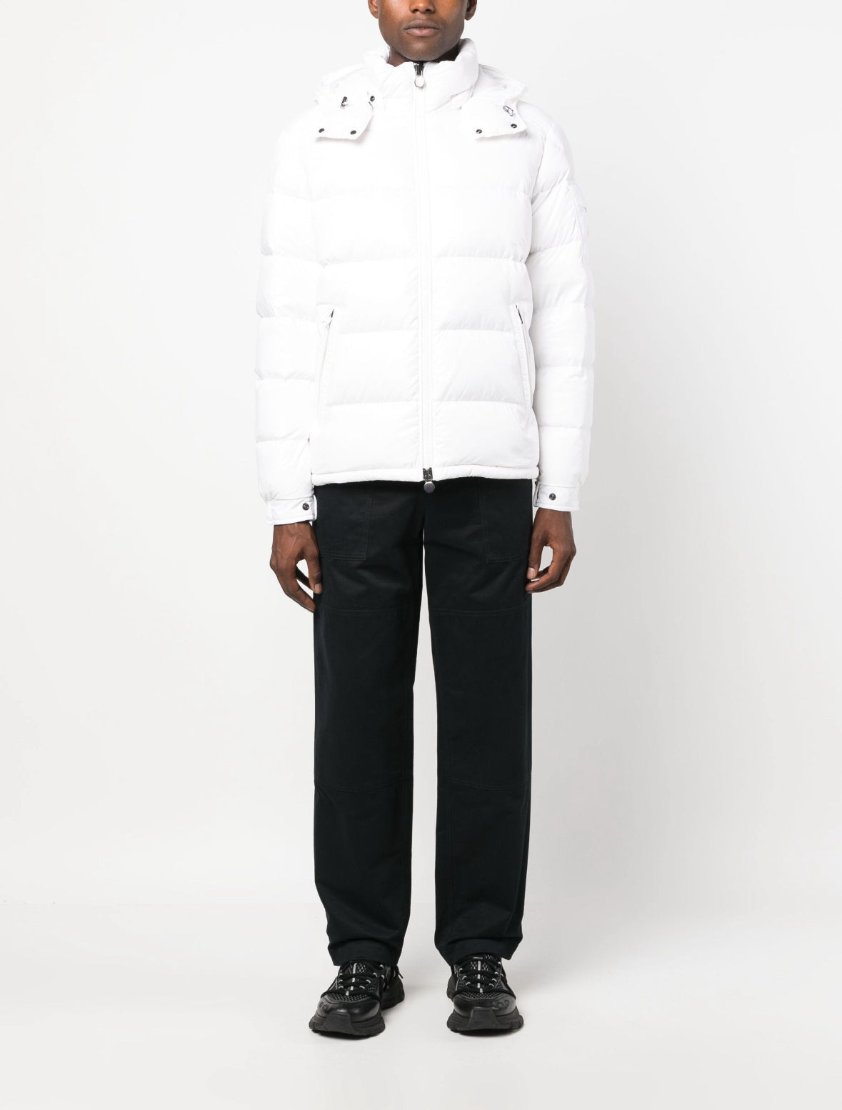 Moncler
Maya hooded puffer jacket