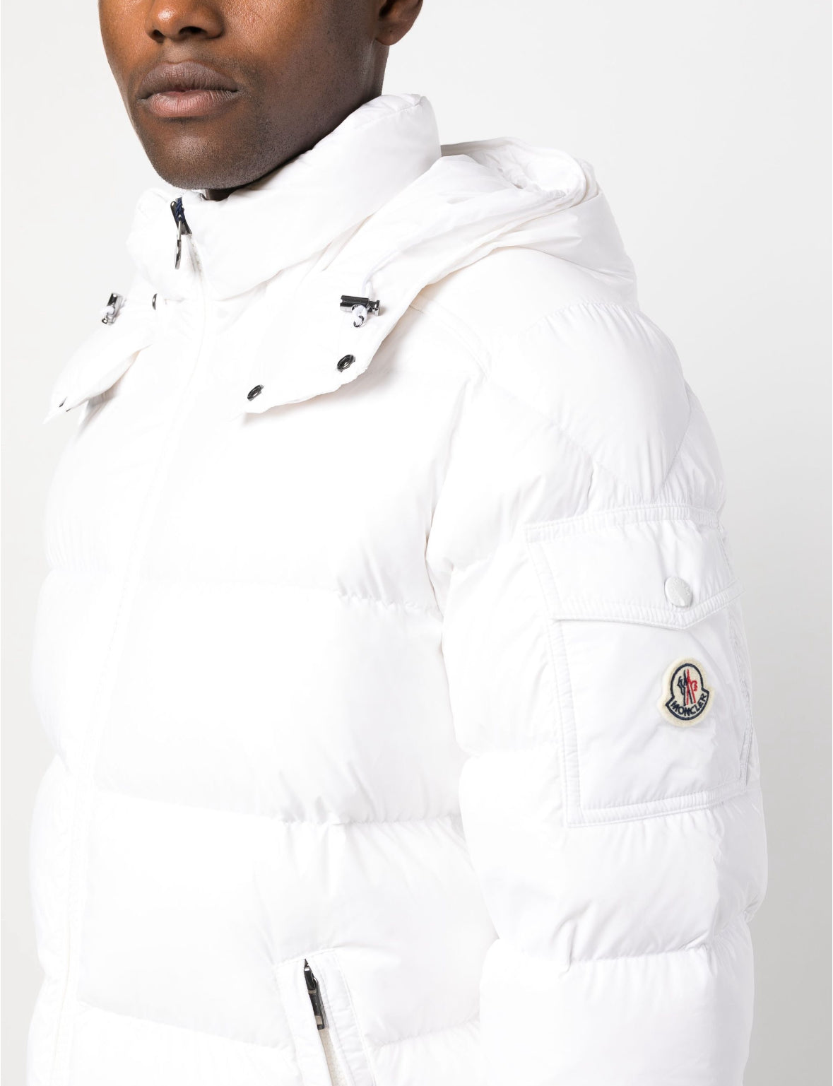 Moncler
Maya hooded puffer jacket