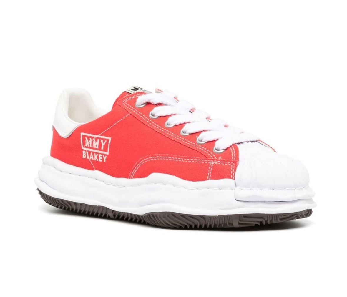 Maison MIHARA YASUHIRO ridged-trim low-top sneakers