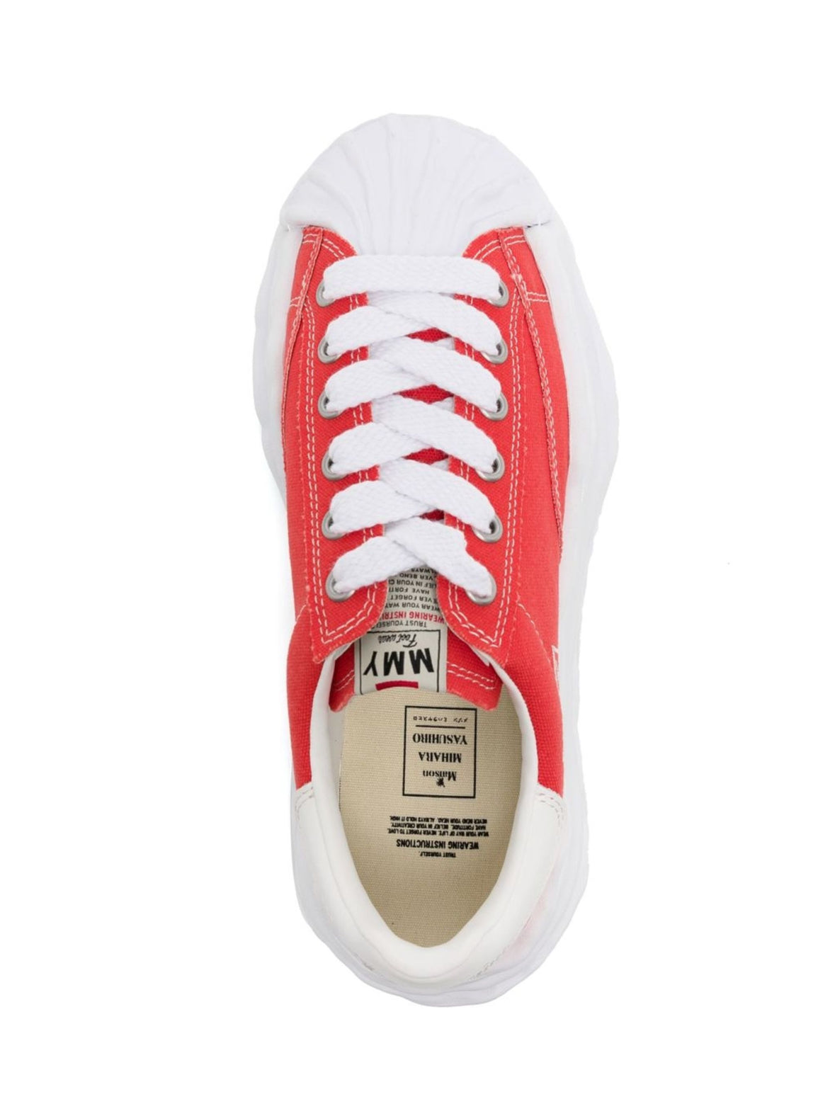 Maison MIHARA YASUHIRO ridged-trim low-top sneakers