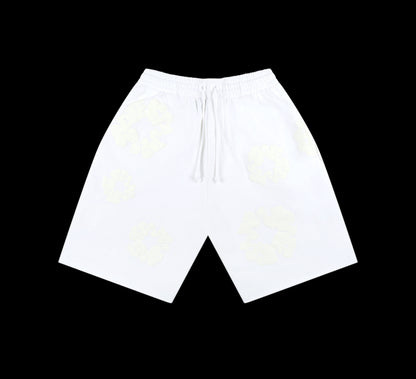 Denim Tears Mono Cotton Wreath Shorts White