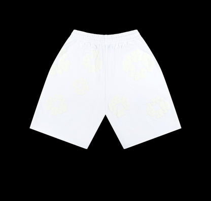 Denim Tears Mono Cotton Wreath Shorts White