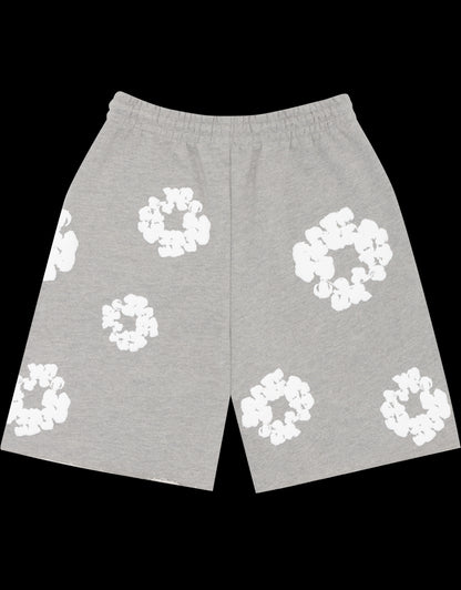 Denim tears The Cotton Wreath Shorts Grey
