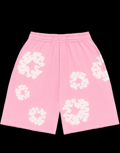 Denim tears The Cotton Wreath Shorts Pink