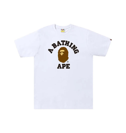 BAPE College Tee 'White'