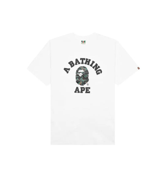 BAPE Thermography College Tee 'White