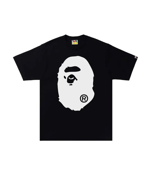 BAPE Bicolor Big Ape Head Tee 'Black'