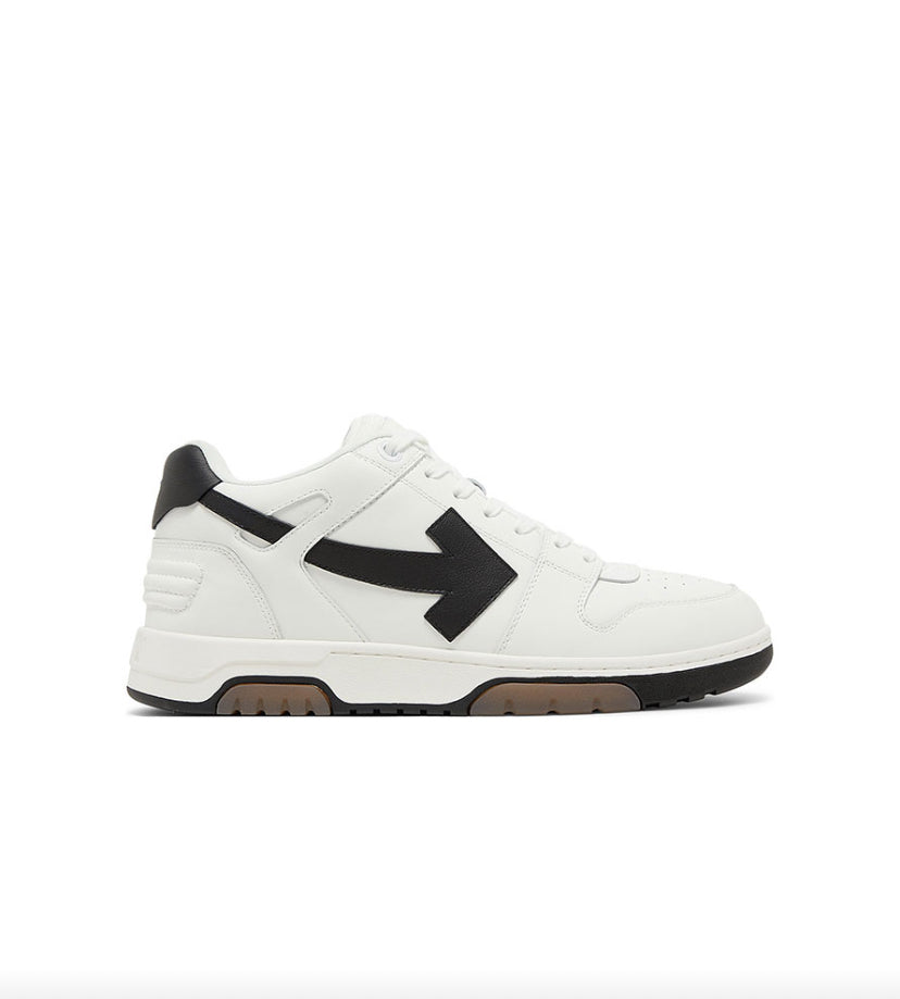 OFF-WHITE OUT OF OFFICE OOO 30 MM LOW TOPS BLACK WHITE BLUE