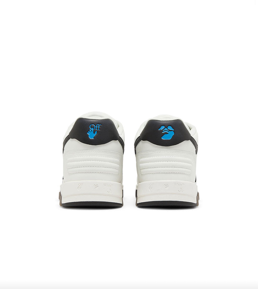 OFF-WHITE OUT OF OFFICE OOO 30 MM LOW TOPS BLACK WHITE BLUE