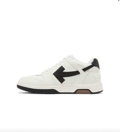 OFF-WHITE OUT OF OFFICE OOO 30 MM LOW TOPS BLACK WHITE BLUE