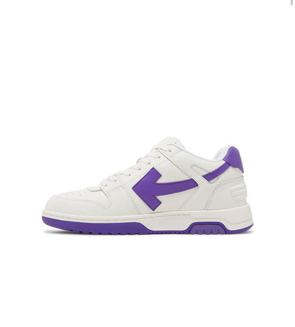 OFF-WHITE OUT OF OFFICE OOO LOW TOPS WHITE PURPLE
