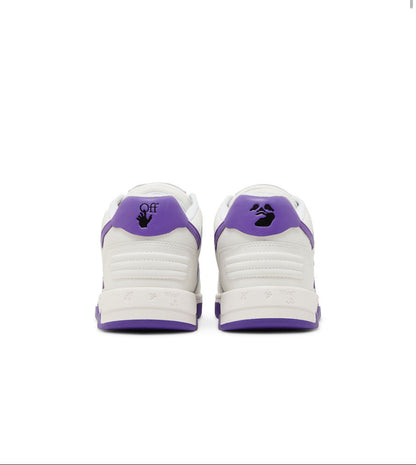 OFF-WHITE OUT OF OFFICE OOO LOW TOPS WHITE PURPLE